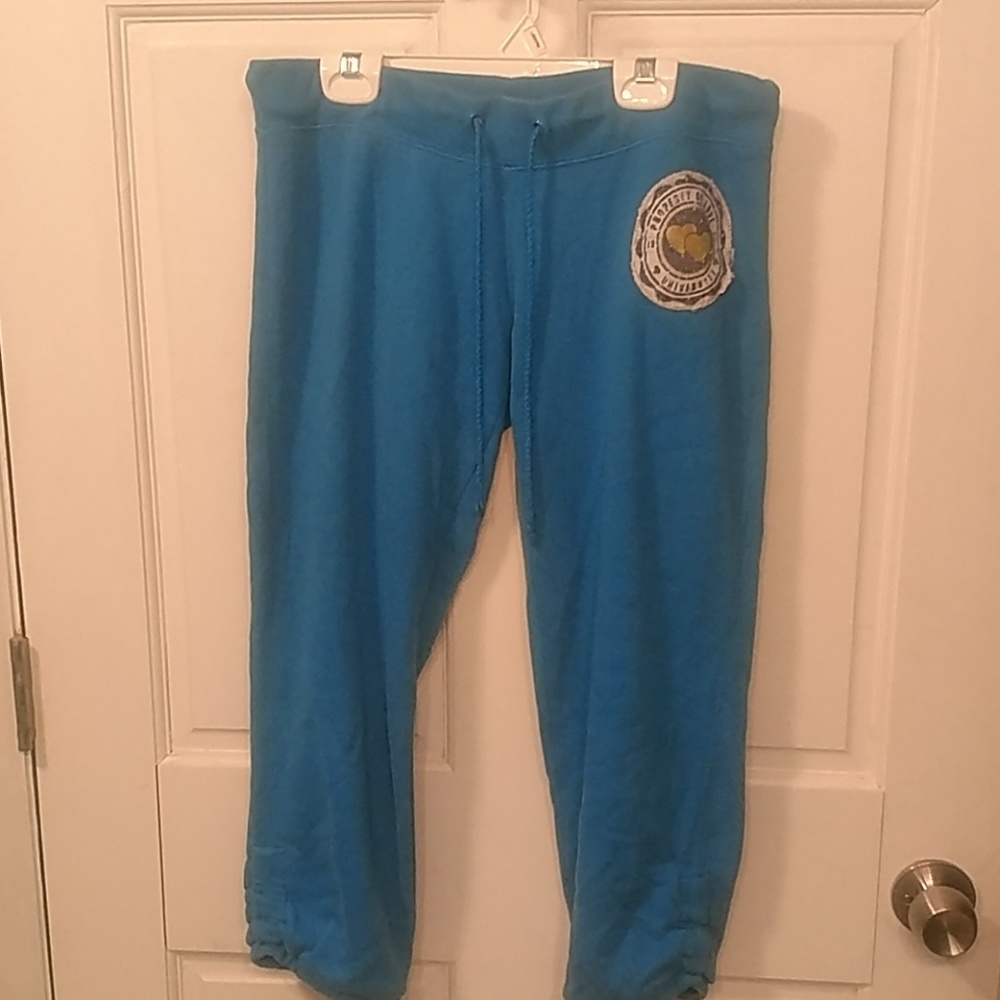 Blue sweatpants